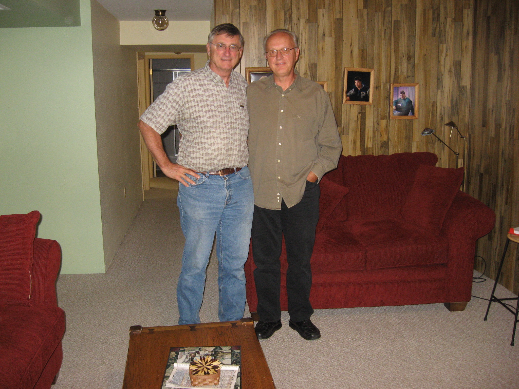 Z doktorem Fredem Muehbauerem, Pullman, stan Washington, 2008.